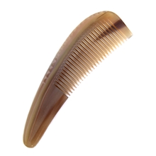 15厘米正品天然白水牛角梳子批发厂家手工品质超谭木匠牛角梳