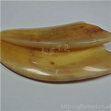 大量供应10-12cm圆润厚实多功能中号羊角刮痧板BJ05B支持混批