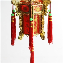 喜庆灯笼节日彩灯花灯批发405金色宫灯/圣诞节装饰彩灯节日用品