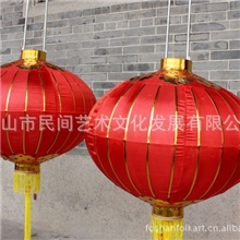 供应70寸元宵喜庆灯笼红绸布钢丝灯笼节日灯笼装饰灯笼