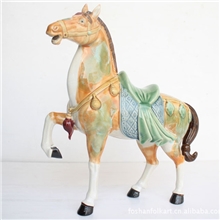 陶瓷工艺品批发三彩马民间工艺品礼品陶艺礼品商务礼品家居饰品