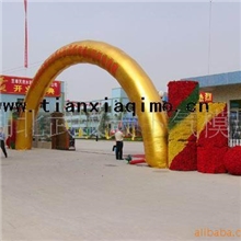 供应金色气模.金狮气模.金色彩虹门.武汉金色拱门,湖北金色拱门,