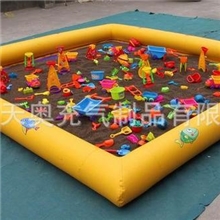 【夏季热销】供应充气沙池/儿童充气沙池/决明子沙池