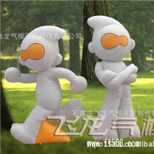 【飞龙气模厂】石家庄批发定制气模充气模型站立充气卡通人