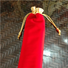 供应圣旨礼袋批发高档烫金绒布袋圣旨包装个性金口布袋