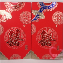 结婚请帖婚庆请柬婚礼喜帖邀请函新款创意中式批发厂家直销