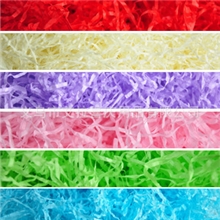 批发供应喜糖盒填充物拉菲草纸丝碎纸条喜糖盒配件麻丝