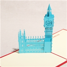 款式多样立体大本钟定制商务卡邀请卡情人节生日祝福贺卡