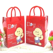 鸡蛋喜蛋红蛋礼盒西点曲奇喜饼包装盒子宝宝出生满月百日