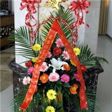 双层开业花篮鲜花礼仪