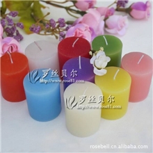 批发玫瑰香薰蜡烛SPA美容无烟蜡烛圆柱蜡烛酒吧/工艺蜡烛