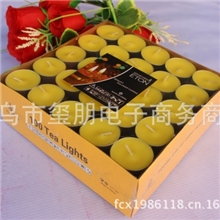 出口原单易通品牌13克100纯酥油无烟环保生日摆图香薰蜡烛