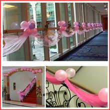 婚庆用品纱幔楼梯装饰纱珍珠纱水晶纱婚庆背景装饰雪纱厂家批发