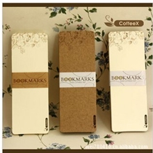 [CoffeeX]创意空白书签藤蔓无标志DIY圆角带孔牛皮纸+白纸