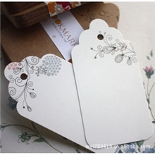 [CoffeeX]异形小标签空白DIY特色卡片花型手工小书签20张