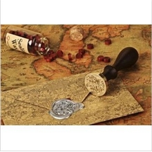 复古火漆印章浪漫情人节结婚祝福语信封密函封印请柬烙印章6款