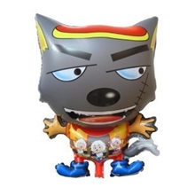 氢气球批发，铝膜气球，气球厂家，玩具气球--TF灰太狼铝膜气球