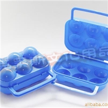 供应鸡蛋盒，塑料蛋盒，6格便携蛋盒户外用品