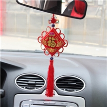 中国结板结汽车挂件观音佛创意礼品批发特色手工艺车内饰