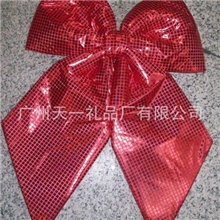 供应圣诞节镭射蝴蝶结
