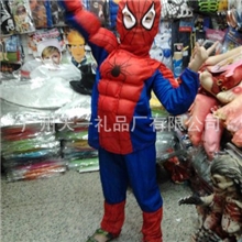 供应小孩肌肉蜘蛛侠舞台服装