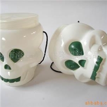 骷髅桶、万圣节骷髅糖果罐