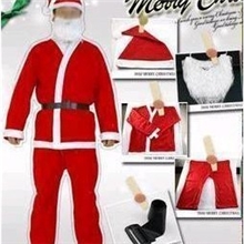 成人圣诞服饰节日服装大人圣诞衣服男款女款都有带胡子批发