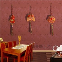 民族特色工艺品植绒小号家中国结居挂饰吉祥如意中国结