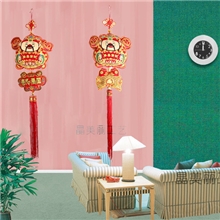 特色大红财神中国结吉祥如意双鱼中国结