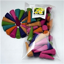 泰国宝塔香50粒塔尖佛香沉香藏香卫生香锥香香薰批发