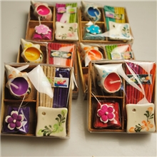 正品进口泰国香薰礼盒套装塔香线香蜡烛香座礼品香薰