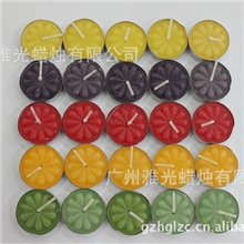 酒吧酒店蜡烛五色蜡烛无烟茶蜡环保蜡烛香薰蜡烛摆图蜡烛一件批发