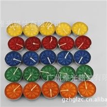 厂家批发大促销酒吧蜡烛茶蜡五色小蜡烛，摆图蜡烛无烟香熏蜡烛