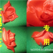 玫瑰干花情人节生日送男女朋友爱心蜡烛陪衬布花假花红色