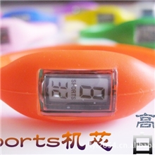 17cm负离子表果冻手表硅胶负离子手表果冻表流行时尚手表白屏