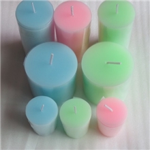 外贸高品质香薰圆柱蜡烛空气净化SPA蜡烛多种香味颜色可选