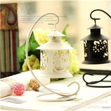 厂家直销铁艺风灯装饰烛台经典款铁艺烛台镂空风灯欧式烛台