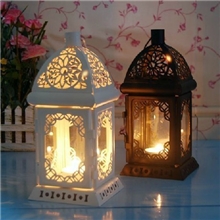 厂家直销可悬挂镂空铁艺烛台/风灯马灯/婚庆道具/手提铁艺风灯