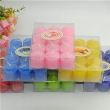 香熏蜡烛小圆柱蜡婚庆蜡烛蜡烛生日派对布置12个/盒批发