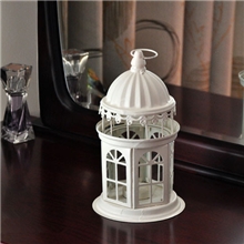 童话城堡铁艺烛台/欧式地中海田园摆设/家居摆件/风灯/婚庆用品