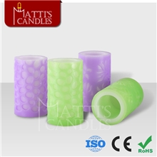 热销推荐浮雕雕花蜡烛家庭PARTYLED充电蜡烛员工福利蜡烛