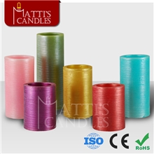 经销批发拉丝风格电子蜡烛换电池生日蜡烛批发彩色礼品蜡烛