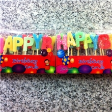 厂家直销特价字母生日蜡烛印刷