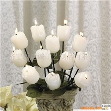 厂家直供精品玫瑰花艺术蜡烛