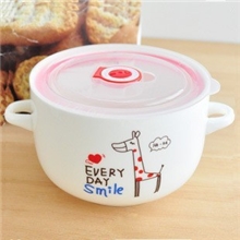zakka杂货卡通泡面碗方便面碗汤碗保鲜碗4款入1197
