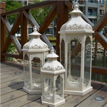 欧式铁艺玻璃大号落地室外风灯烛台摆件套装婚庆软装家居装饰批发