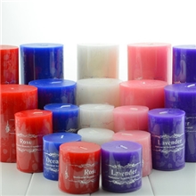 经典大柱蜡香薰无烟彩色蜡烛婚庆结婚生日蜡烛烛台蜡烛杯蜡烛