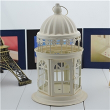 欧式铁艺玻璃城堡烛台蜡烛杯风灯婚庆摄影道具家居装饰摆件礼物