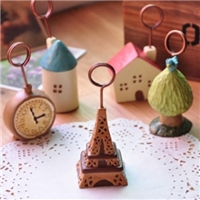 zakka复古创意怀旧时光便签夹留言夹名片夹迷你5款混发168