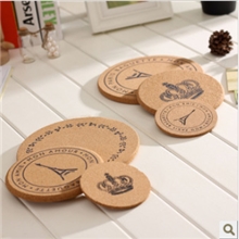 zakka杂货复古铁塔皇冠花环软木餐垫/锅垫/盘垫/杯垫销量N01